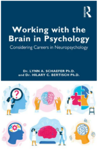 A book cover with people working with the brain in psychology